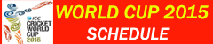 World cup 2015 schedule